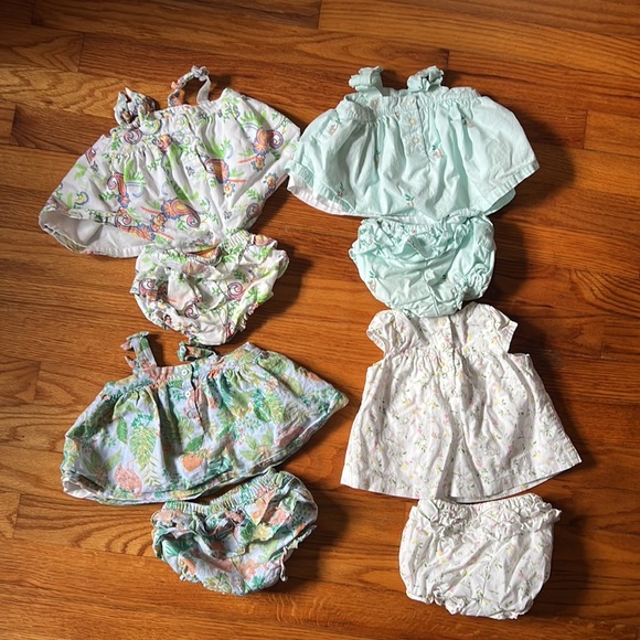 Perfect summer sets! Janie and Jack 0-3 months 2-piece outfits - Picture 2 of 6